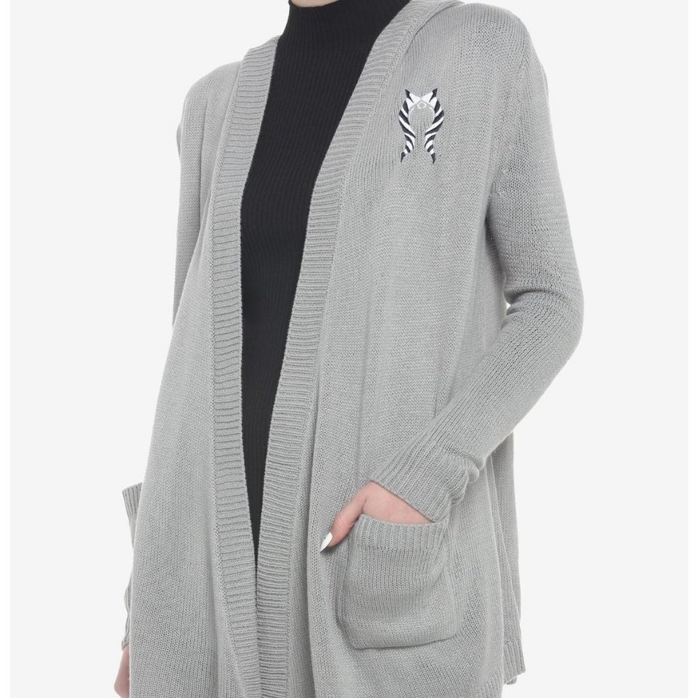 Her Universe Ahsoka Tano Emrboidered Hooded Cardigan Size MD